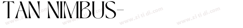 TAN NIMBUS字体转换
